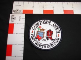 hunting gun related patch Cowtown open Ft Worth gun club - $9.89