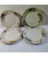 Set of 4 Antique Haviland France Plates 7.5&#39;&#39; Hand Painted Floral Flower... - $2,640.55 MXN