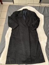 Marcus Neiman Marcus 100% Cashmere Coat Loro Piana Size 40 Reg Dark Gray... - £139.28 GBP