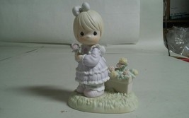 1993 Precious Moments So Glad I Picked You As A Friend Porcelain Figure Cute - $24.99