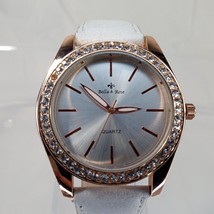 Bella &amp; Rose Ladies Watch Rose Gold Tone 48 Crystals - Glow Hands - New ... - £21.23 GBP