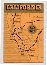 Union Pacific Railroad California Booklet 1940 Route Maps Photos Parks - $18.81