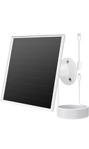 6W Solar Panel Solar Power for Wireless Battery Camera Outdoor White - $368.88 MXN