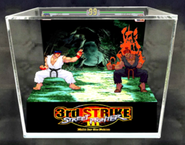 Street Fighter 3rd Strike - 3D Cube Handmade Diorama - Video Games - Sha... - £54.83 GBP