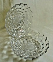 2 Fostoria Glass American Cube Clear Candy Nut Mint Dish 3 Footed Round 7.25&quot; - £23.97 GBP