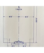 1966 Railroad Bangor Aroostook Clearance Sign Installation Blueprint K21... - €72,38 EUR