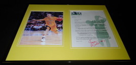 Jason Kidd Signed Framed 16x20 Basketball Camp Letter &amp; Photo Display Cal Bears - £118.69 GBP