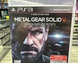 Metal Gear Solid V: Ground Zeroes (Sony PlayStation 3, 2014) PS3 Complet... - $12.42