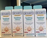 4 PK Dr. Talbot&#39;s Baby Chamomile Soothing Tablets for Teething 140 Ct EA... - $21.04