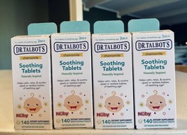 4 PK Dr. Talbot&#39;s Baby Chamomile Soothing Tablets for Teething 140 Ct EA 4/26 - £16.81 GBP