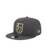 NEW AUTHENTIC ERA 59 FIFTY NHL VEGAS GOLDEN KNIGHTS FITTED CAP GREY SIZE 8 - $41.58