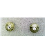 Clear Glass Crystal 6mm Stud Earrings - $23.60