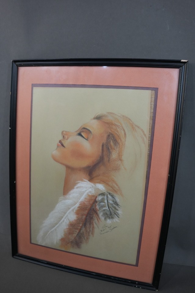 Original Oil Painting 1995 Jordanian Artist Size 24" by 17" Item image 4