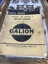 Original Galion Model 160 Series L Motor Grader Owners Parts Manual - £21.53 GBP