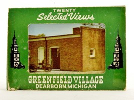 Greenfield Village Souvenir Postcard Box Set, 20 Photos w/Descriptions, ... - £15.28 GBP