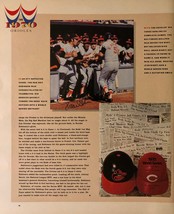  PAUL BLAIR Autographed Hand SIGNED 1991 KELLOGG’S MAGAZINE Page ORIOLES... - $19.99