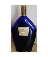 Vintage Evening In Paris Cologne 7.7 Fl Oz Cobalt Blue Bottle 50 Percent... - $589.93 MXN