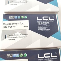 LCL Compatible Ink Replacement f/PGI-72  Pro-10 Canon 72 *EXP 5/17 LCL-PGI-72Y - £4.71 GBP