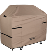 BBQ Gas Grill Cover 64&quot; Waterproof Brown For Weber Nexgrill Char-Broil B... - $60.38