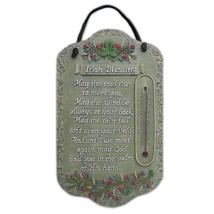 13&quot; X 8&quot; Gray Floral Irish Blessing Polyresin Wall Decor - $2,626.27 MXN