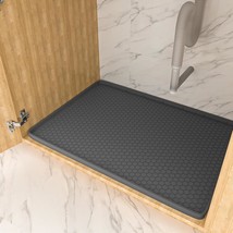 Under Sink Mat For Kitchen Waterproof, 34&quot; X 22&quot; Under Sink Shelf Liner, Flexibl - $33.99