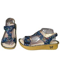 Alegria Kendra Birdland Mosaic Hummingbird Blue Comfort Sandals Womens 3... - $616.67 MXN