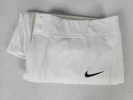 Nike Vapor Premier Dri-Fit ADV Tapered Baseball Pants Men&#39;s L White FZ13... - $63.02 CAD