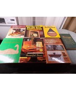 7 WOODWORKING Books Library of Projects Woodworker&#39;s Bible Patterns Buil... - $42.75