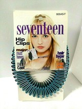 Seventeen Brand Hip Clips Vtg 1999 Flexible Hair Comb Clip NEW 2 Pack Bl... - $20.25