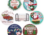 Drink Coasters With Holder Absorbent Ceramic Coaster Set Of 6 With, 4 In... - £26.53 GBP