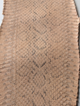 Single One Exotic Russell&#39;s Viper Snake Skin Snakeskin Leather Hide Wheat  - $472.61 MXN+