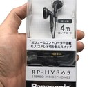 Panasonic RP-HV365 Portable Earbud Headphones -Black 4m - $28.70