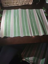 Set Of 7 Pier 1 Green Placemats - $70.17