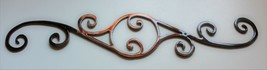 Decorative Scroll - Metal Wall Art - Copper 12&quot; - $14.23
