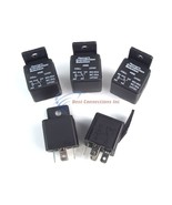 5 Pcs 5 Pin Slot 40 Amp 12 volt SPDT Heavy Duty 5 Wire Car Relays Audiopipe - £18.21 GBP