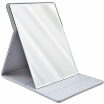 JOLY White Medium Size Portable Leather Mirror Folding Makeup Mirror- New In Box - £8.75 GBP