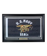 Robert O&#39;Neill Signed Navy Box Seal Flag Never Quit Inscribed PSA-
show ... - £306.11 GBP