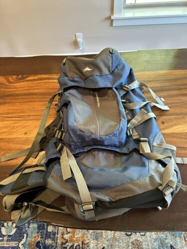 High Sierra Sentinel 65 Internal Frame Outdoor Hiking Backpack Blue - $59.40