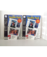 2 Packs Holson Photo Album Refill Pages Double Packs A20 Easy Stik New (Q) - $39.59