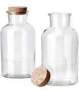 Serene Spaces Living Pair Of Decorative Clear Glass Bottle Vases, And Ev... - $747.49 MXN