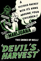 Devil's Harvest Devils The Smoke De Hell The Truth Environ Marijuana Pos... - $8.89