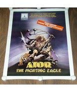 ATOR THE FIGHTING EAGLE PROMO VIDEO POSTER VINTAGE THORN EMI VIDEOCASSETTE - £51.12 GBP