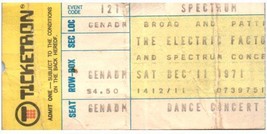 J. Geils King Crimson Humble Pie Ticket Stub December 11 1971 Philadelph... - £42.71 GBP