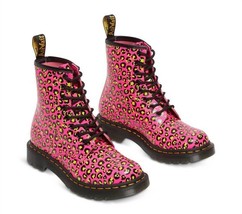 Dr. Martens 1460 clash pink loud leopard smooth in Clash Pink - £72.14 GBP