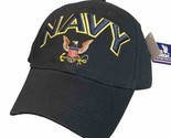 U.S NAVY HAT Embroidered Baseball BALL CAP Eagle Crest Blue One Size NEW - £14.20 GBP