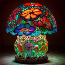 Stained Glass Plant Series Table Lamp - £33.95 GBP+