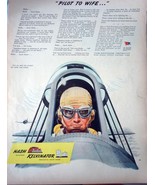 Nash Kelvinator Pilot To Wife WWII Advertising Print Ad Art 1940s  - $12.33 CAD