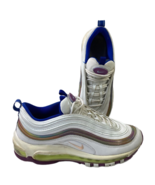 Nike Womens Air Max 97 SE Sneakers Shoes White CW2456-100 Iridescent Str... - £35.49 GBP