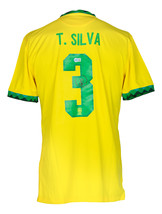 Thiago Silva Signed Yellow Nike Brazil Soccer Jersey BAS ITP - £190.28 GBP