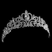 Fashion Bridal Wedding Crown Princess Rhinestone Headband Crystal Tiaras and Cro - £8.01 GBP